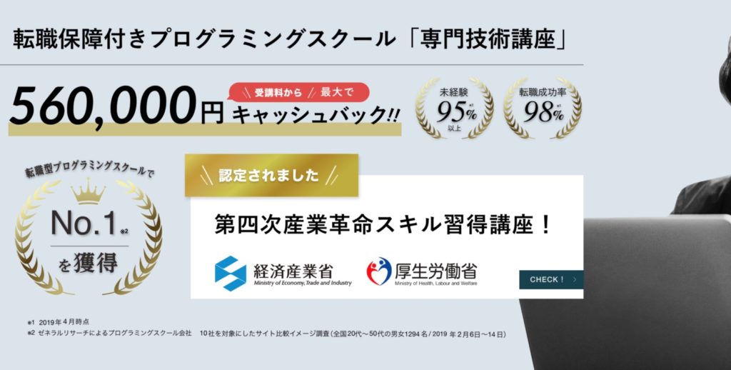 今なら560,000円キャッシュバックされる