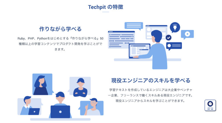 Techpitの特徴